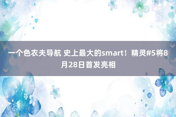 一个色农夫导航 史上最大的smart！精灵#5将8月28日首发亮相