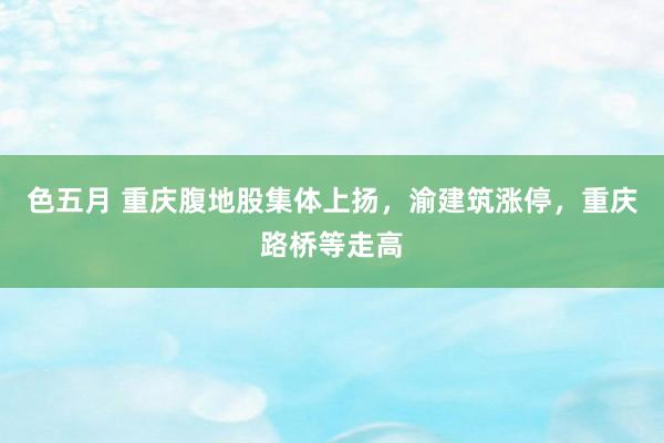 色五月 重庆腹地股集体上扬，渝建筑涨停，重庆路桥等走高