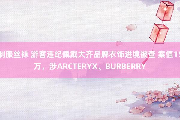 制服丝袜 游客违纪佩戴大齐品牌衣饰进境被查 案值15万，涉ARCTERYX、BURBERRY