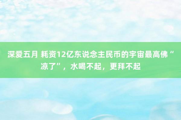 深爱五月 耗资12亿东说念主民币的宇宙最高佛“凉了”，水喝不起，更拜不起