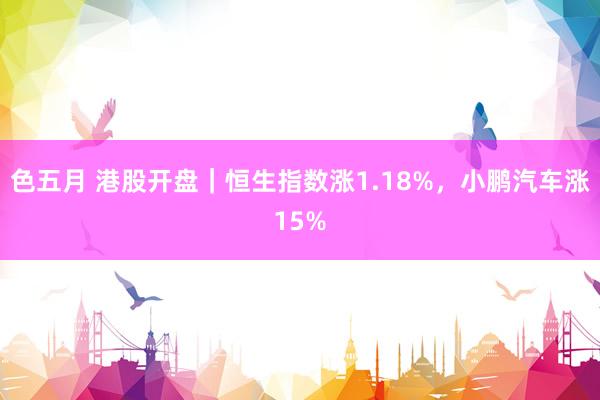 色五月 港股开盘｜恒生指数涨1.18%，小鹏汽车涨15%