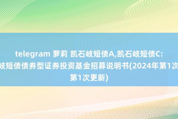 telegram 萝莉 凯石岐短债A,凯石岐短债C: 凯石岐短债债券型证券投资基金招募说明书(2024年第1次更新)